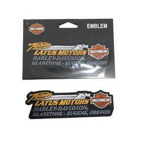 Harley Davidson Latus Motors Eugene Oregon Patches 2Pc bundle HD
